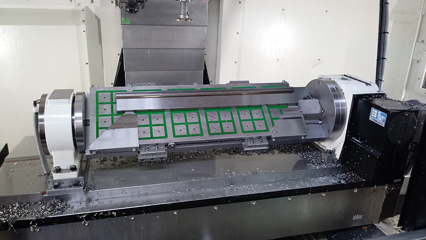 Use of magnetic chuck Mastermill