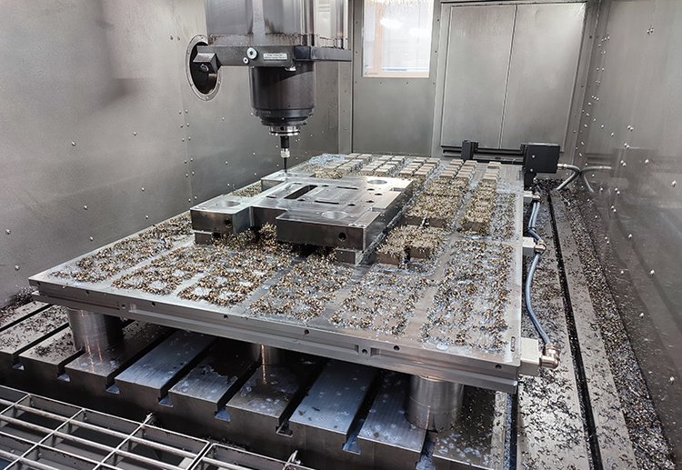 Use of magnetic chuck Mastermill 50