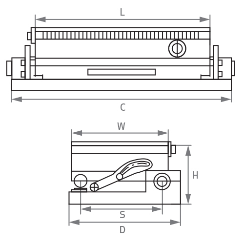 Drawing of Simple sine table Fixar